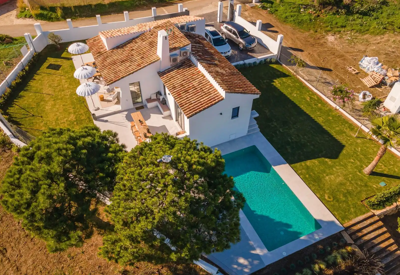 Jardí de Casa o xalet en venda en Estepona amb Aire condicionat, Calefacció i Jardí privat