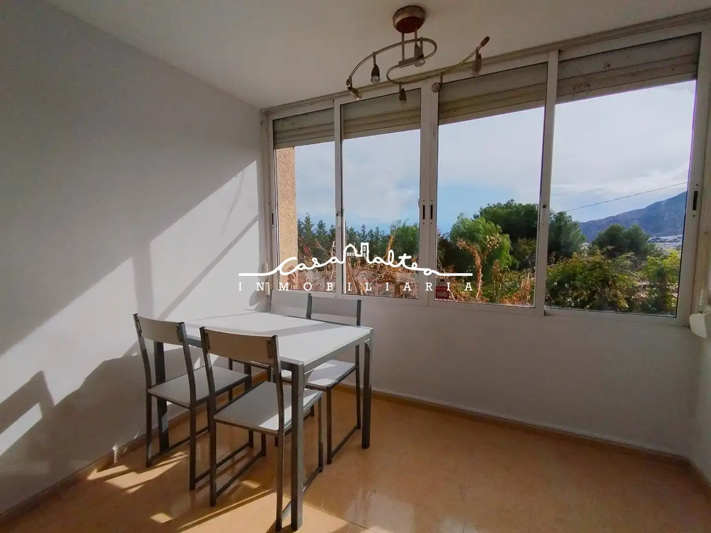 Dormitori de Apartament de lloguer en Altea amb Aire condicionat, Calefacció i Jardí privat