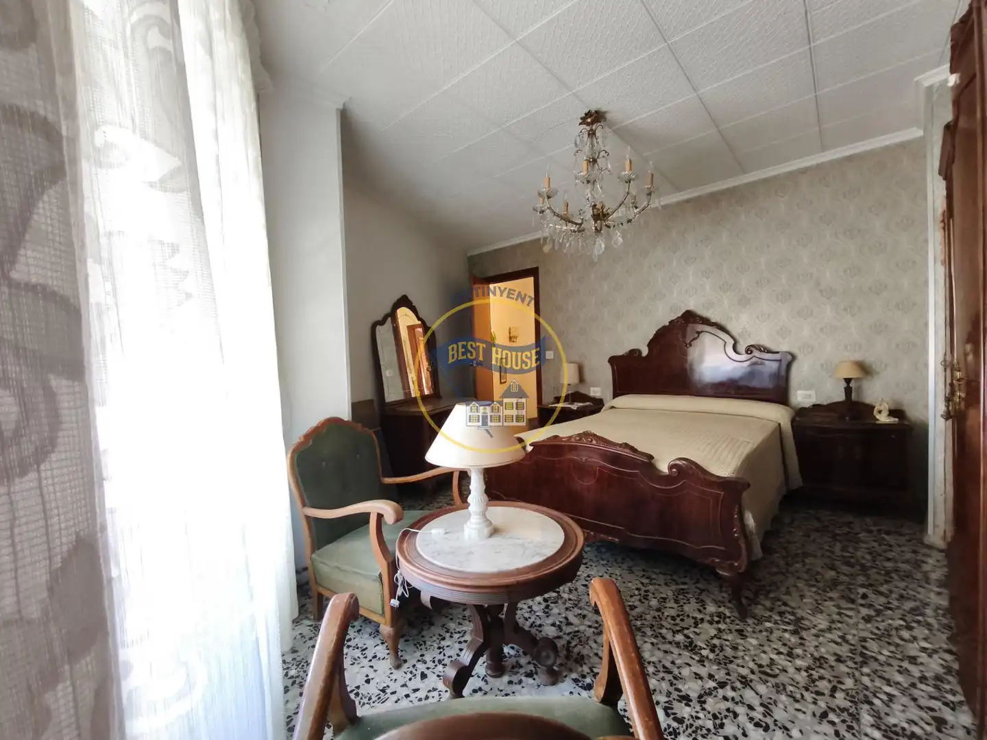 Bedroom of Houses for sale in Banyeres de Mariola  with Terrace