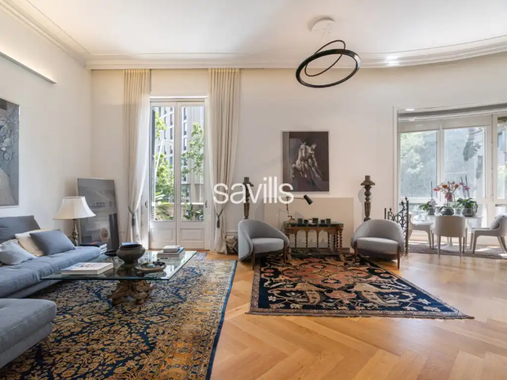 Sala d'estar de Apartament en venda en Barcelona amb Piscina, Moblat i Balcó