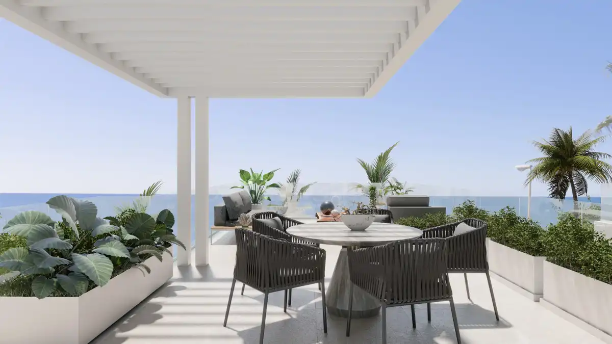 Terrace of Houses for sale in Mijas  with Air Conditioner, Private garden and Terrace
