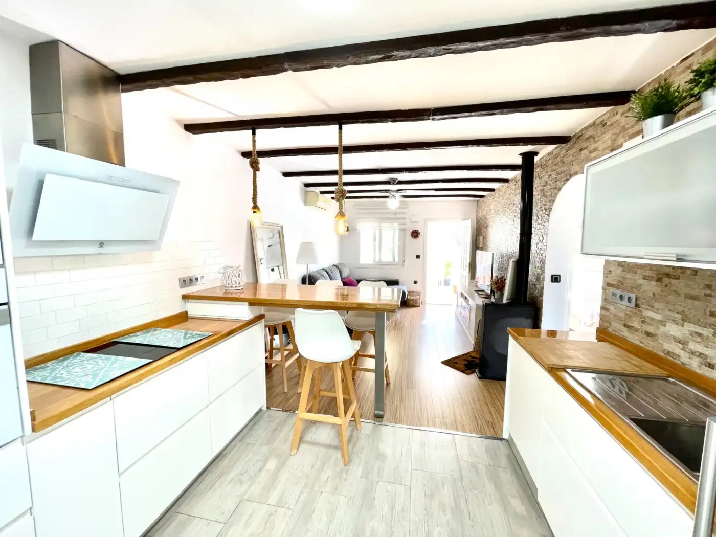 Kitchen of Houses for rent in San Fulgencio  with Air Conditioner, Heating and Private garden