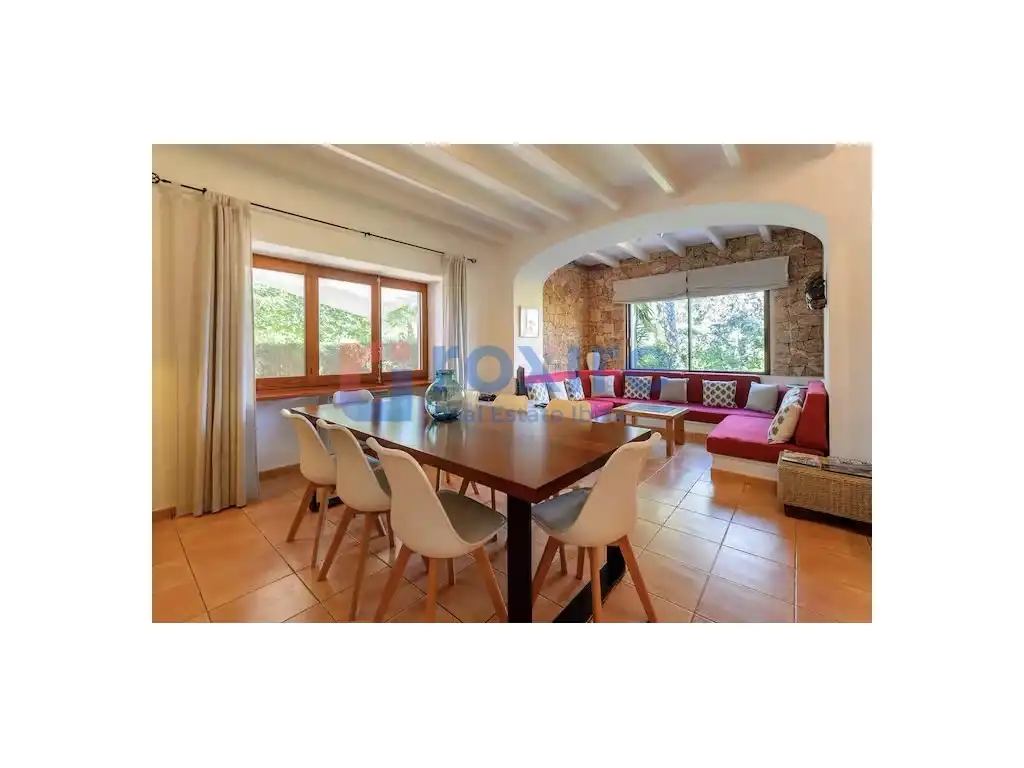 Comedor de Casa o chalet de alquiler en Sant Josep de sa Talaia con Aire acondicionado, Jardín privado y Terraza