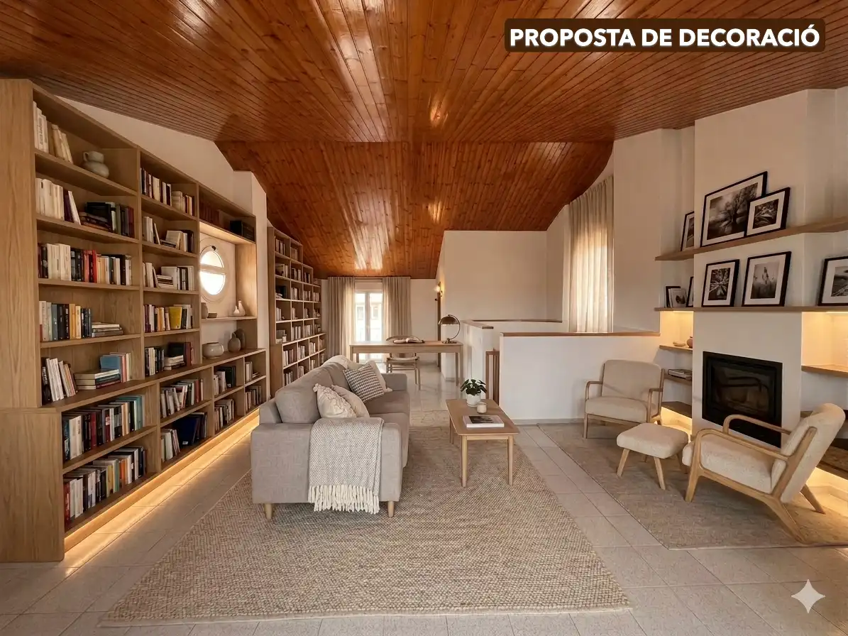 Sala d'estar de Casa o xalet en venda en Igualada amb Aire condicionat, Calefacció i Jardí privat
