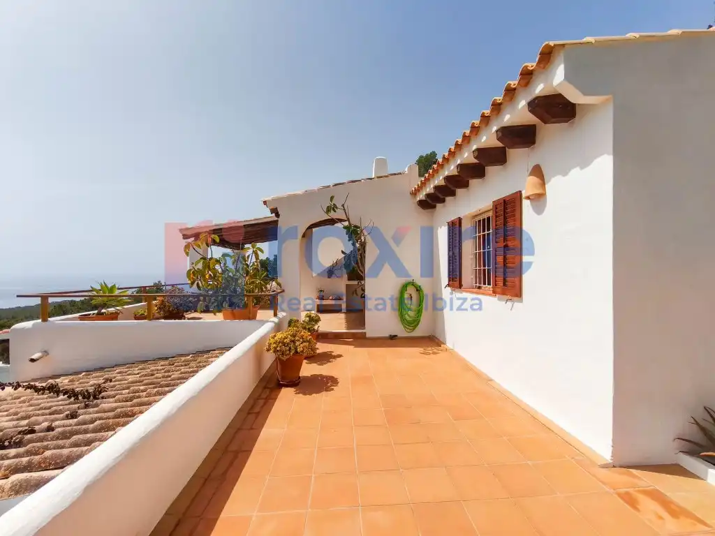 Terrace of Houses for rent in Sant Josep de sa Talaia  with Air Conditioner, Private garden and Terrace