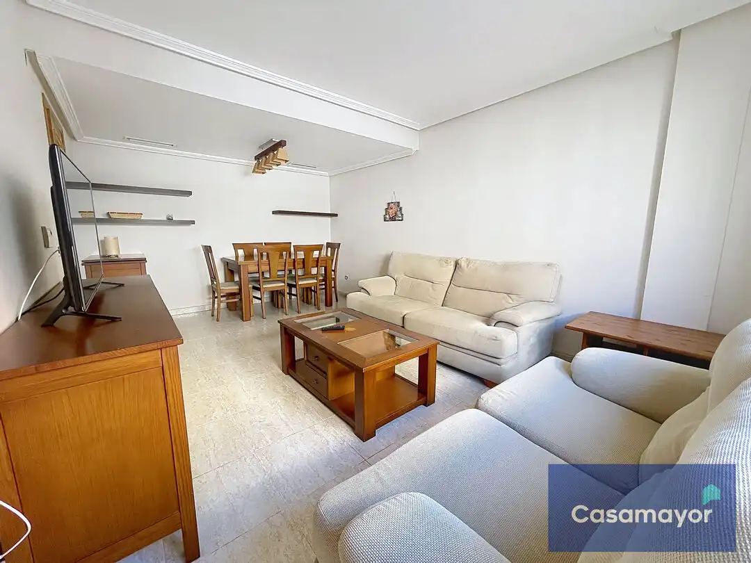 Sala d'estar de Dúplex de lloguer en Alicante / Alacant amb Aire condicionat, Calefacció i Forn