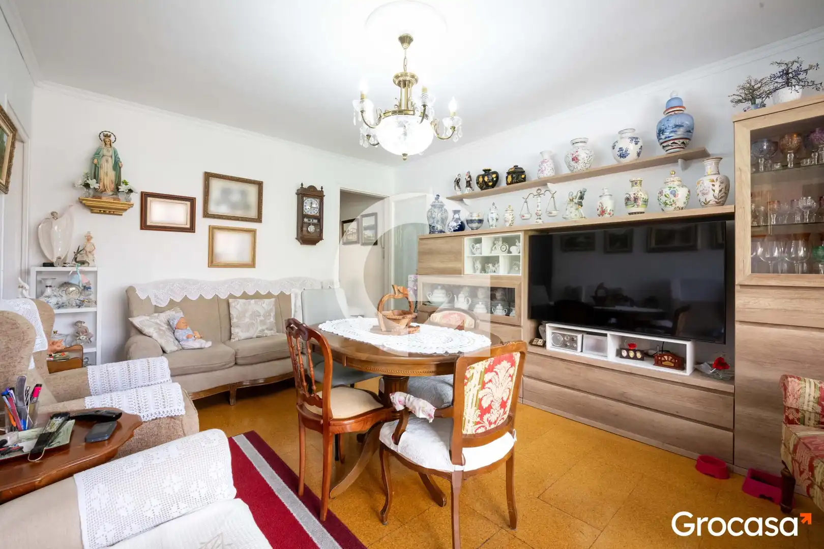 Living room of Flat for sale in Mataró  with Air Conditioner, Oven and Washing machine