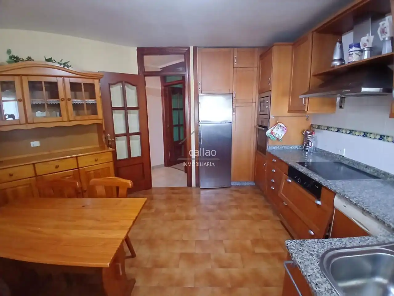 Kitchen of Flat for sale in Ferrol  with Furnished