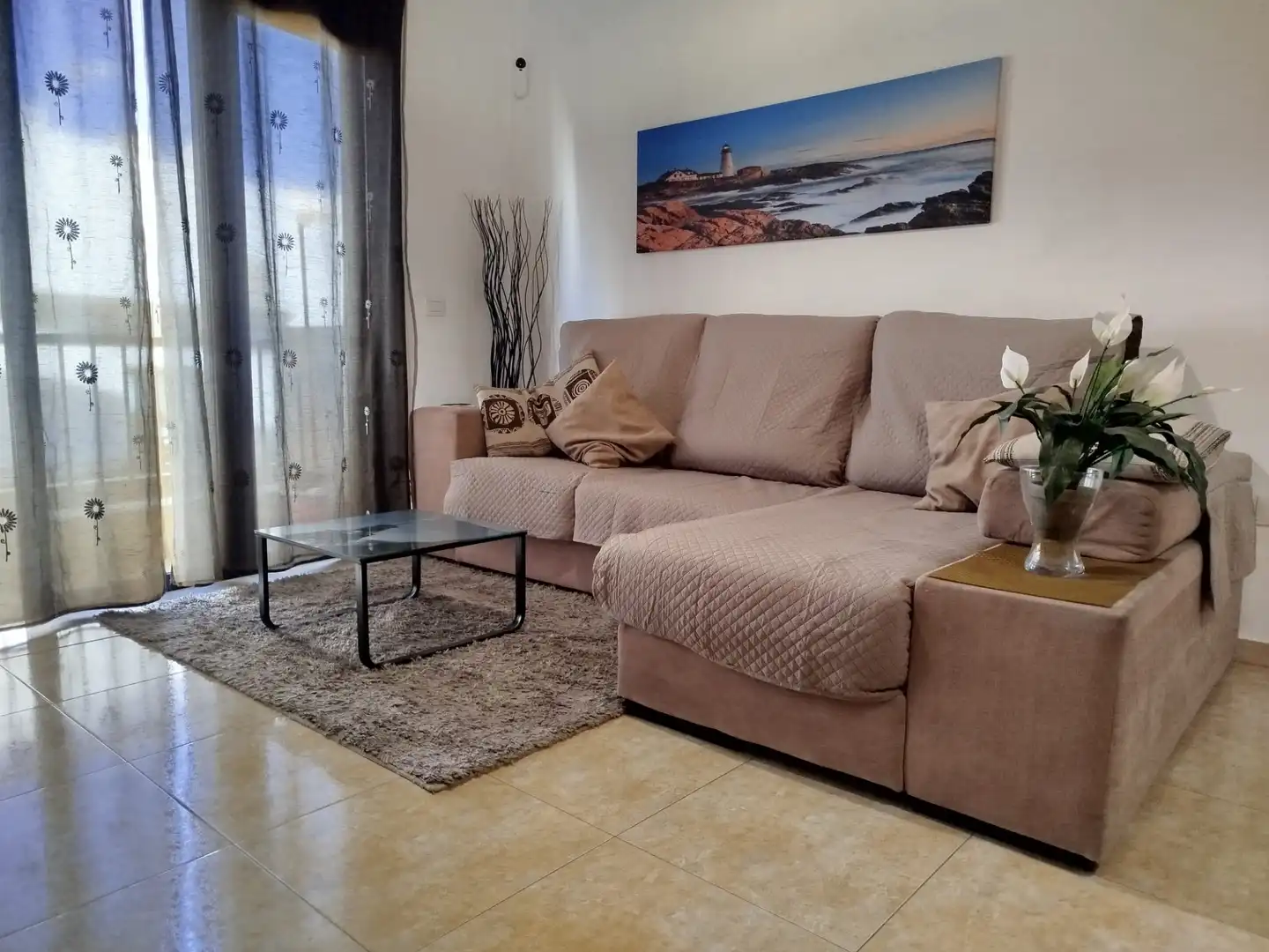 Sala de estar de Apartamento en venta en Arona con Trastero, Amueblado y Horno