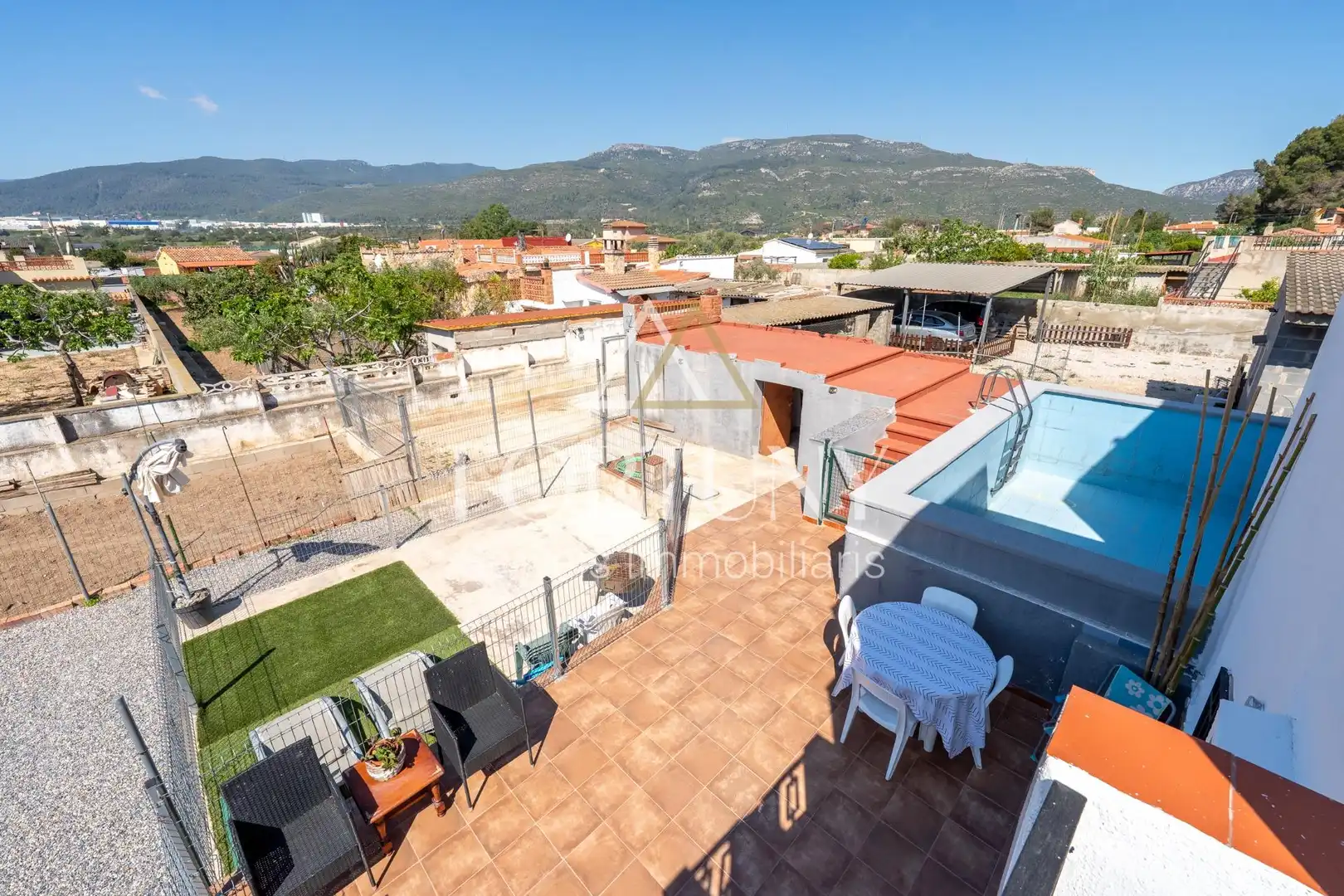 Terrassa de Casa o xalet en venda en Alcover amb Aire condicionat, Jardí privat i Terrassa