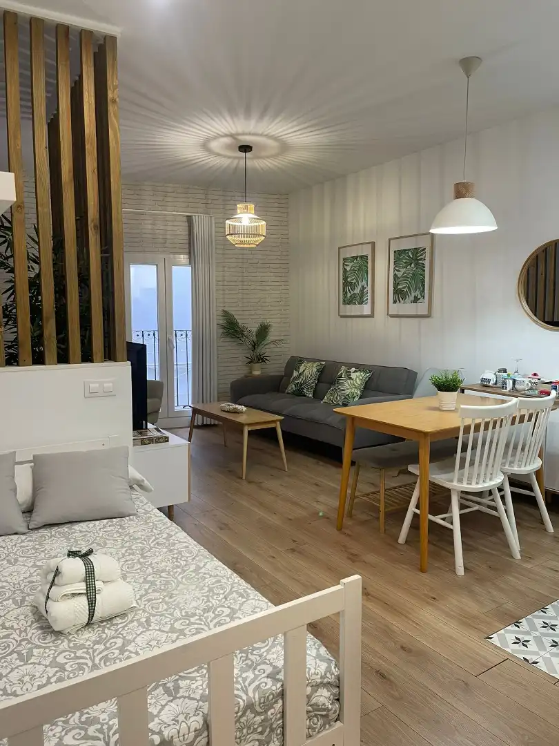 Living room of Flat for sale in Plasencia  with Air Conditioner, Heating and Terrace