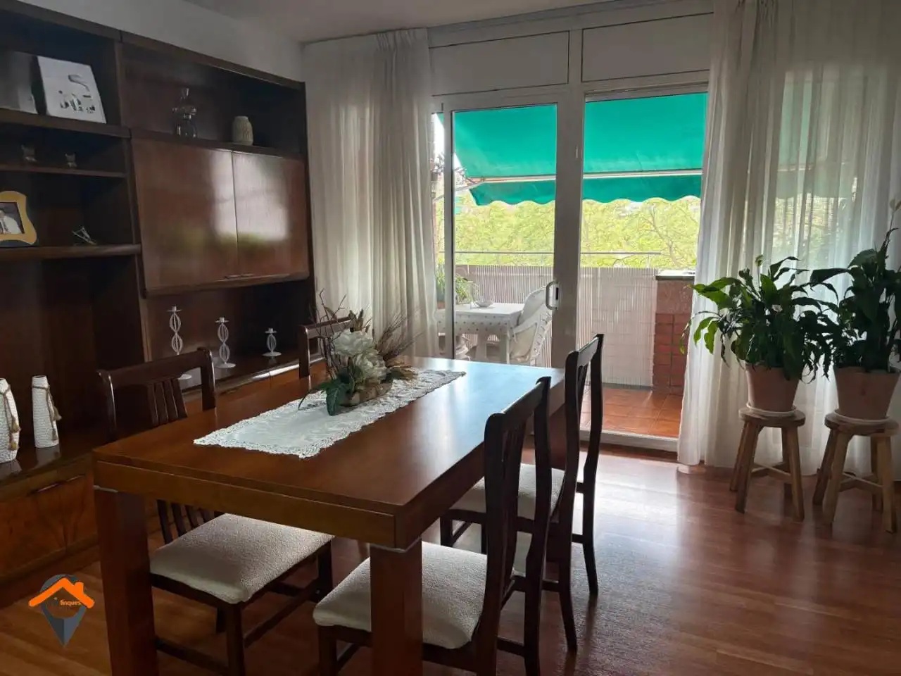 Dining room of Flat for sale in Polinyà  with Air Conditioner, Heating and Parquet flooring