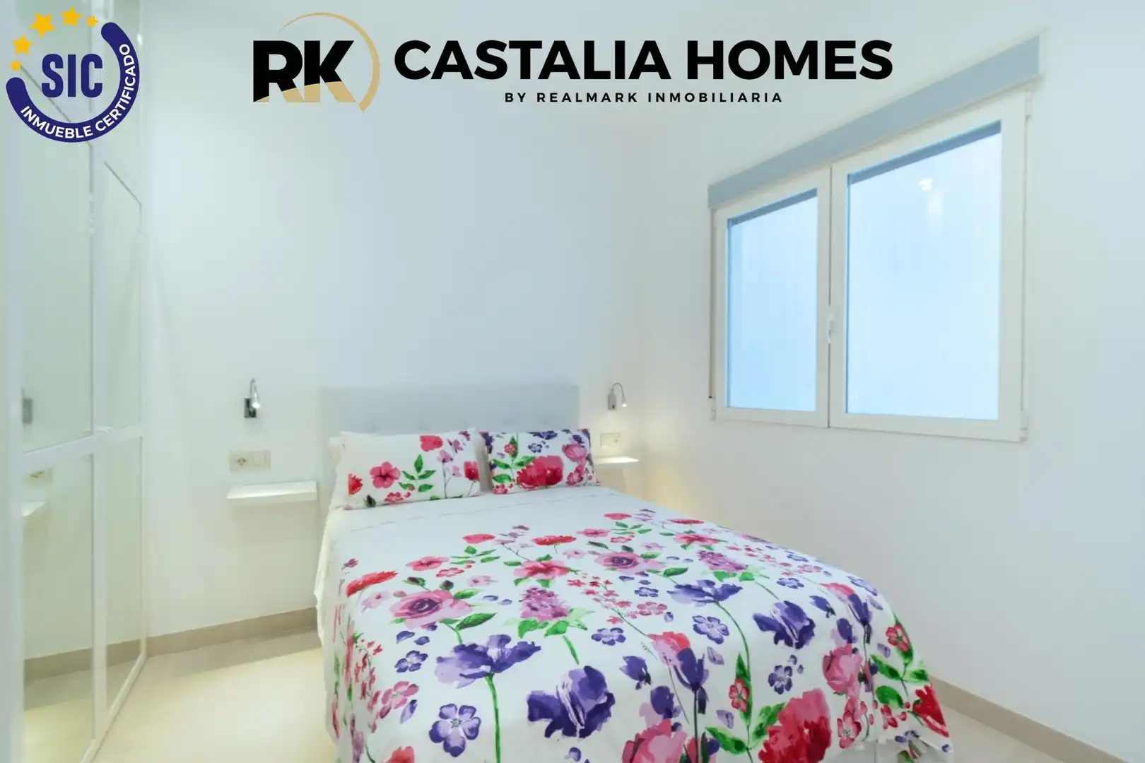 Schlafzimmer von Einfamilien-Reihenhaus zum Verkauf in Castellón de la Plana / Castelló de la Plana mit Klimaanlage, Privatgarten und Terrasse