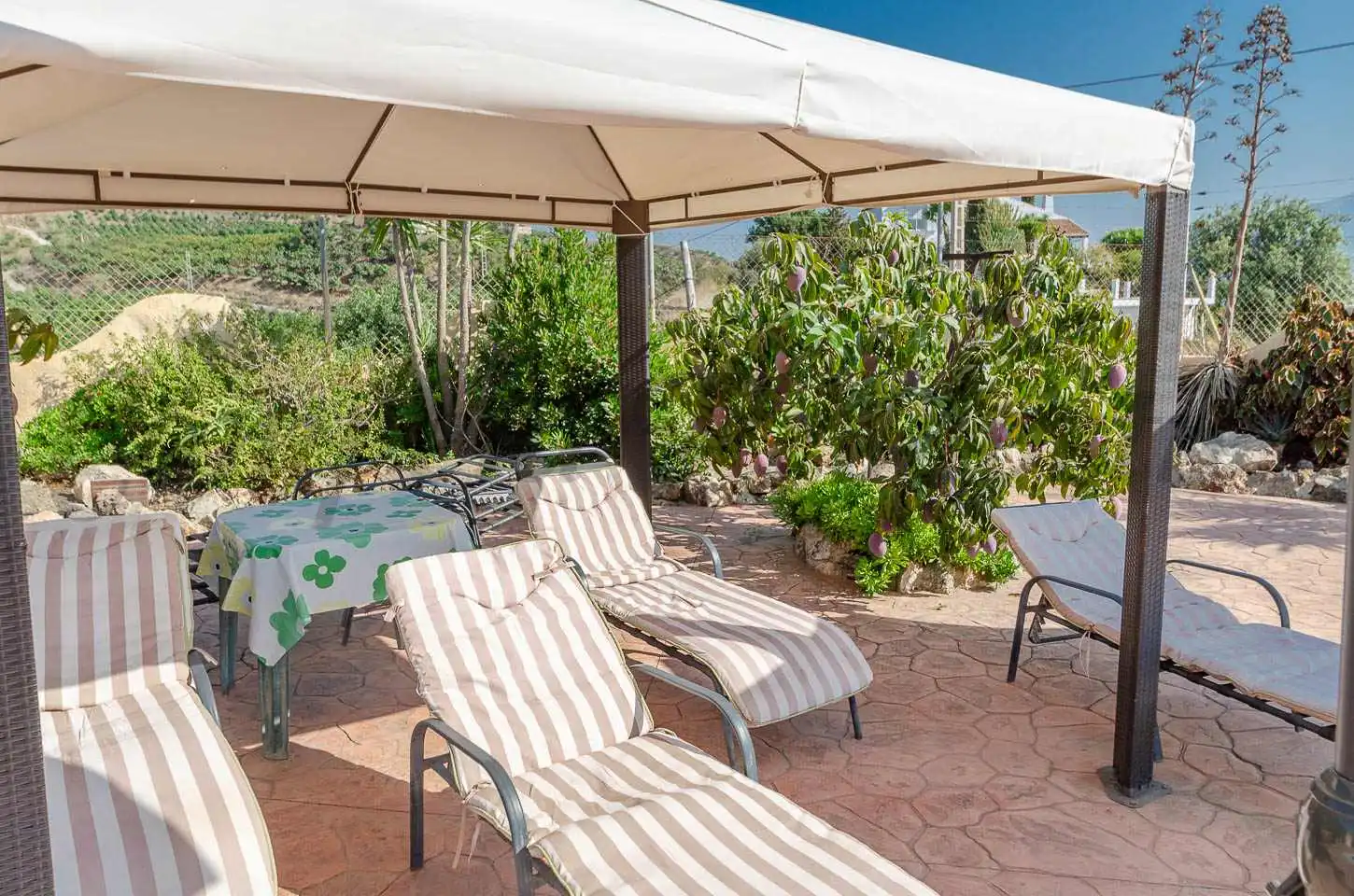 Terrasse von Country house zum Verkauf in Vélez-Málaga mit Privatgarten, Terrasse und Schwimmbad