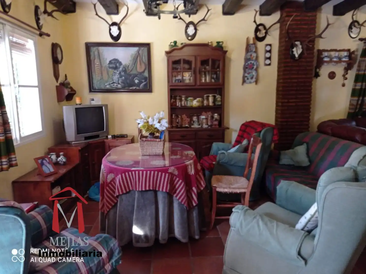Sala de estar de Finca rústica en venta en Antequera con Terraza, Trastero y Piscina