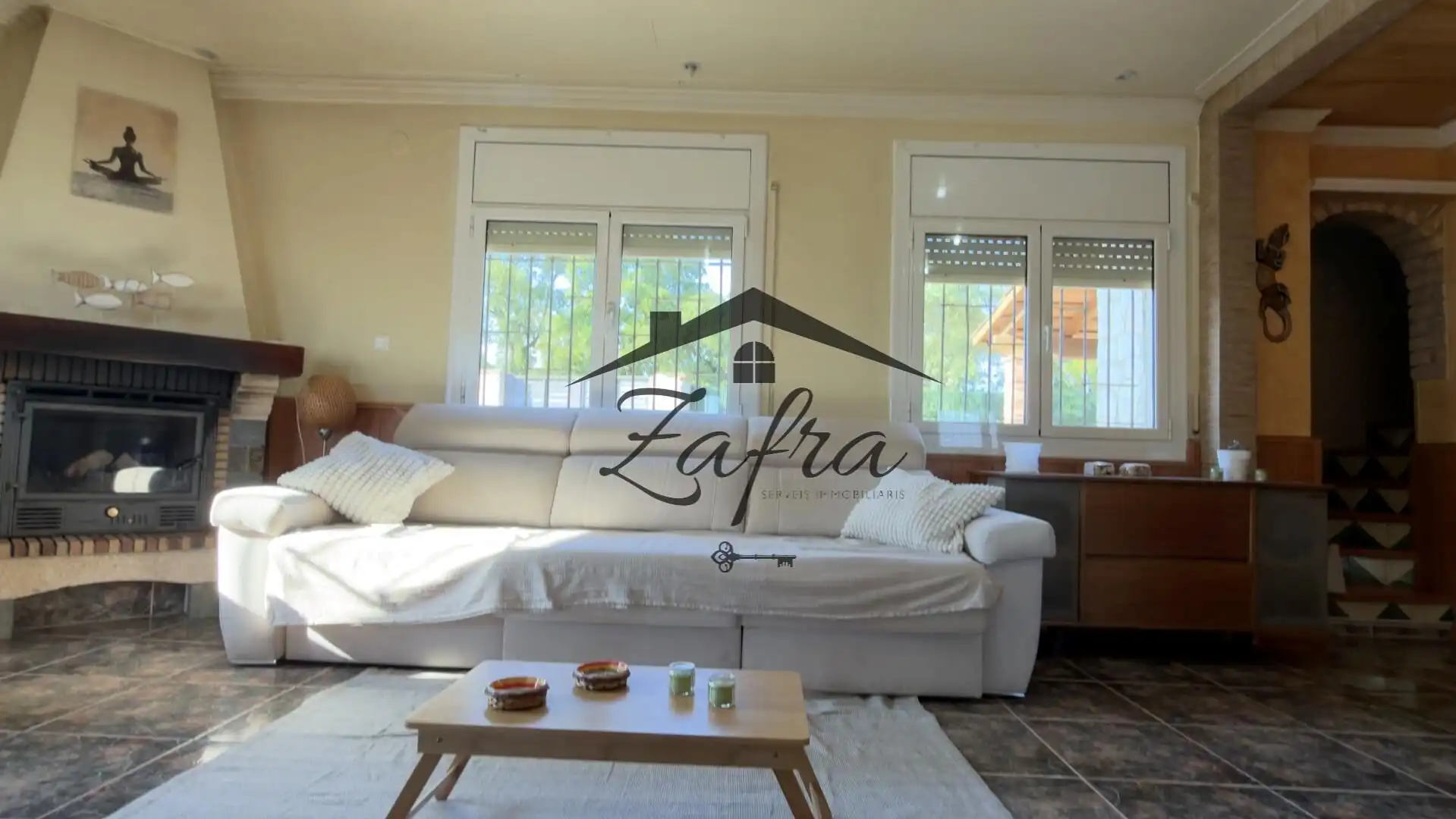 Sala de estar de Casa o chalet en venta en Vidreres con Calefacción, Jardín privado y Terraza