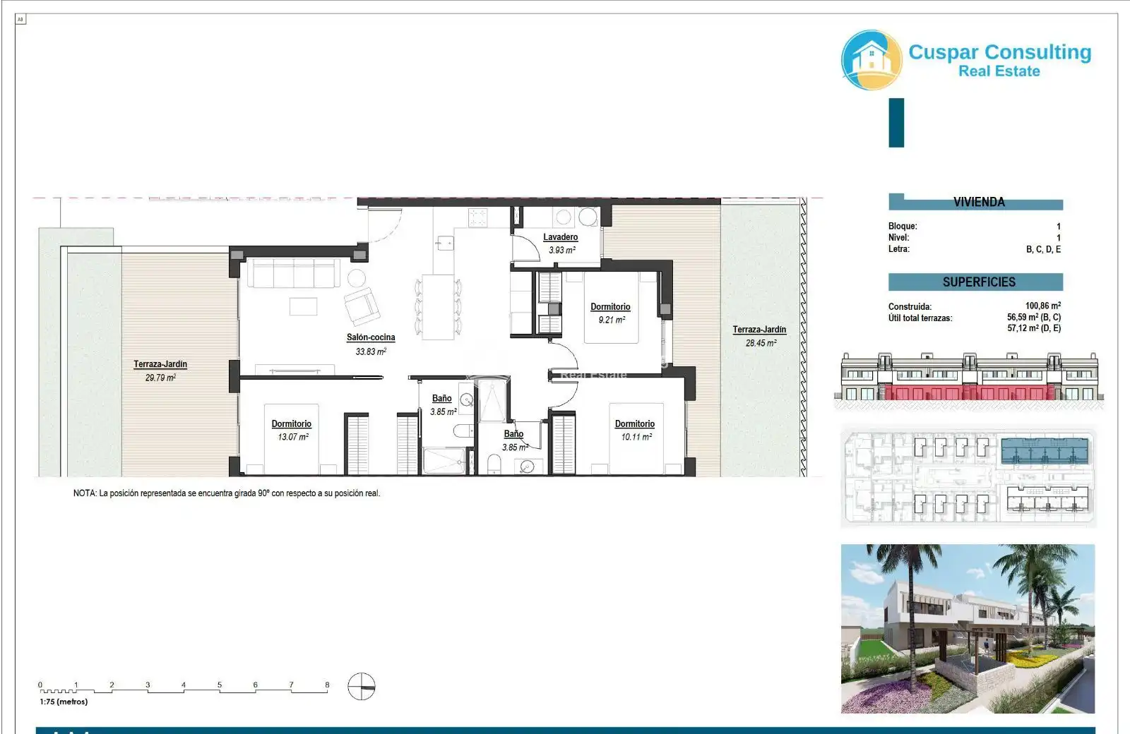 Penthouse mit Terrasse zum Verkauf in Centro, imagen 8