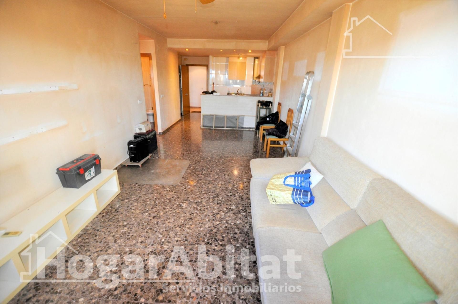 Sala d'estar de Pis en venda en Massamagrell amb Aire condicionat, Calefacció i Traster