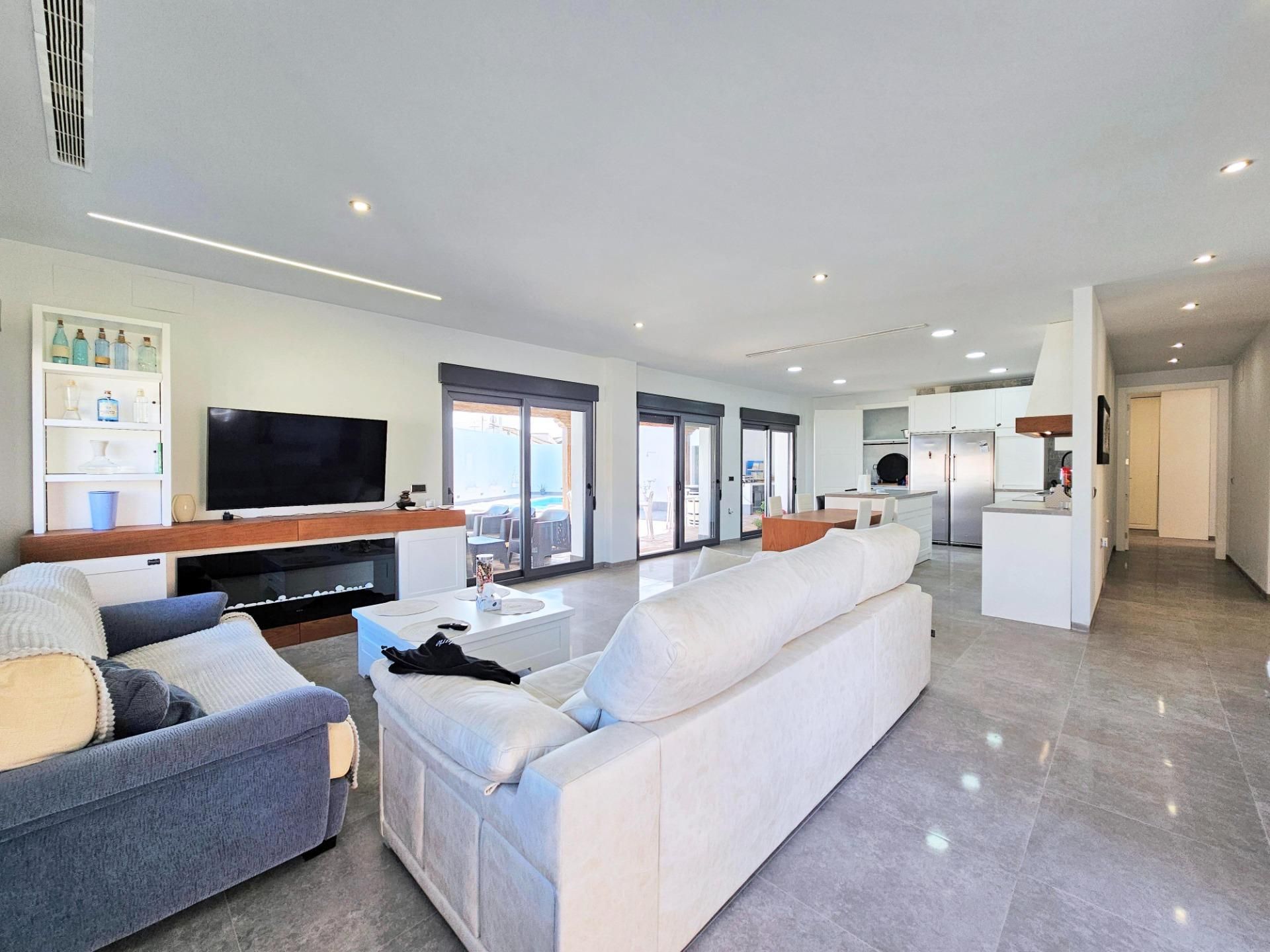 Sala de estar de Casa o chalet en venta en Cartagena con Terraza y Piscina