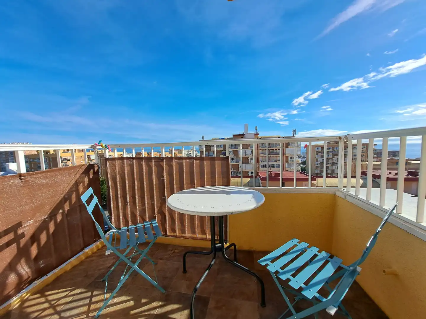 Terrace of Apartments for rent in Benalmádena  with Air Conditioner, Terrace and Furnished