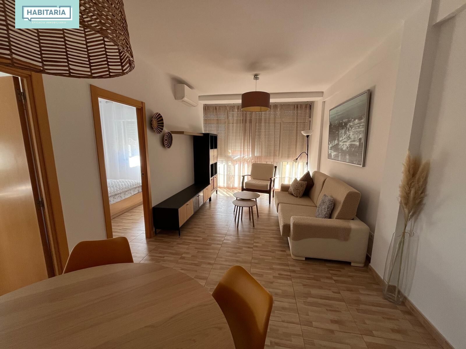 Sala d'estar de Pis de lloguer en Málaga Capital amb Parquet