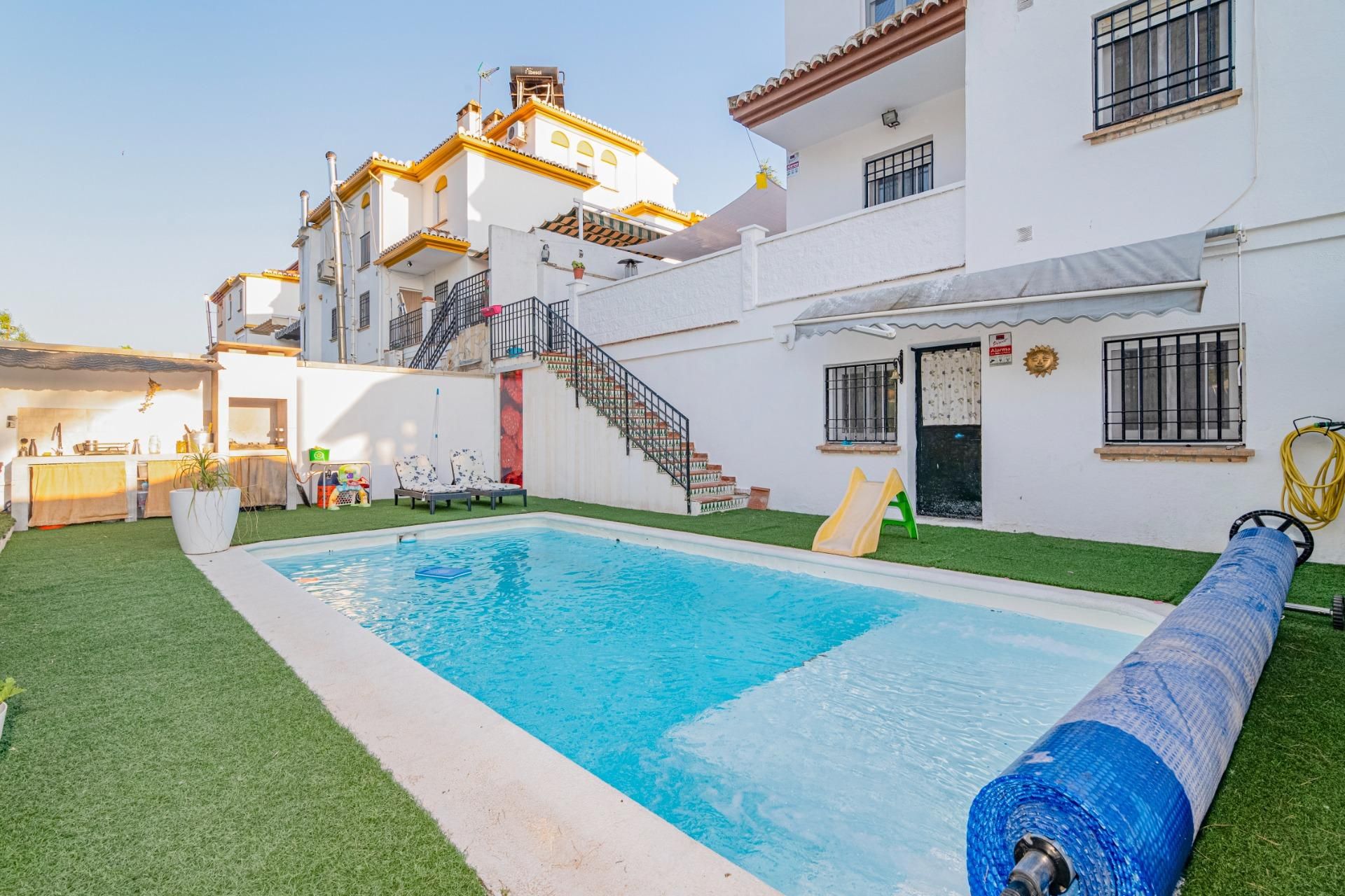 Exterior view of Single-family semi-detached for sale in Peligros  with Private garden, Terrace and Storage room