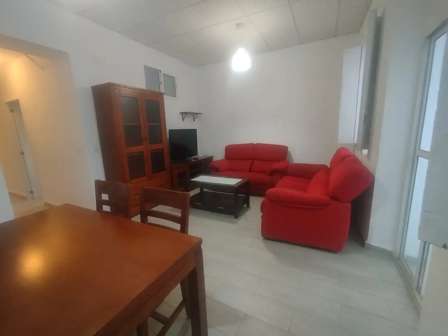 Living room of Flat for sale in Cádiz  with Furnished and Balcony