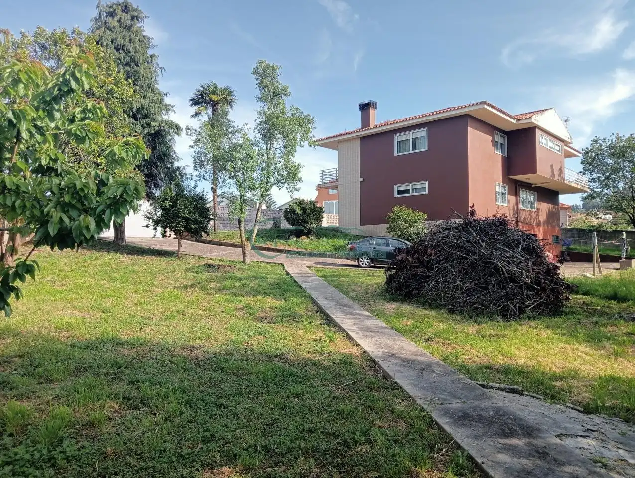 Vista exterior de Casa o chalet en venta en Vigo  con Calefacción, Jardín privado y Terraza
