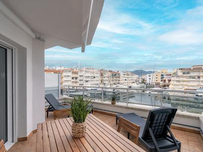 Terrace of Apartment for sale in Empuriabrava  with Air Conditioner, Heating and Terrace