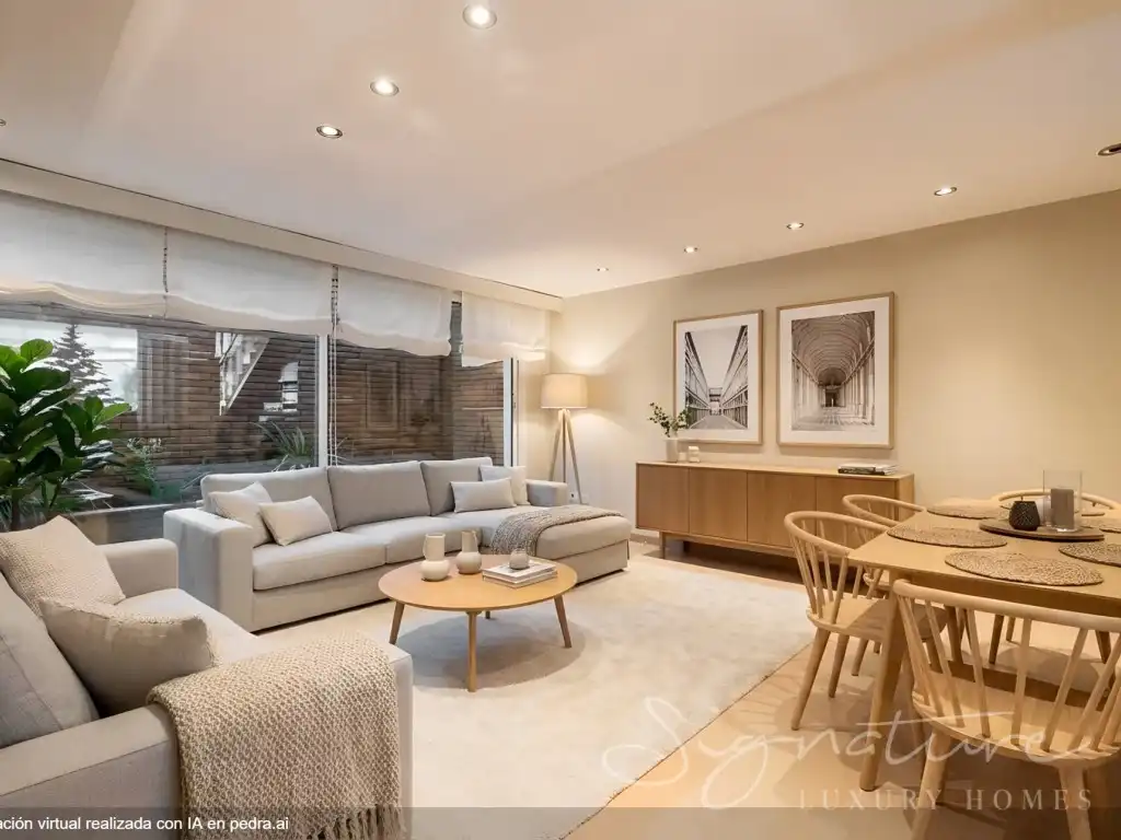 Living room of Detached homes for sale in Sant Cugat del Vallès  with Air Conditioner, Private garden and Terrace