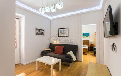 Sala d'estar de Apartament de lloguer en Dénia amb Aire condicionat i Moblat