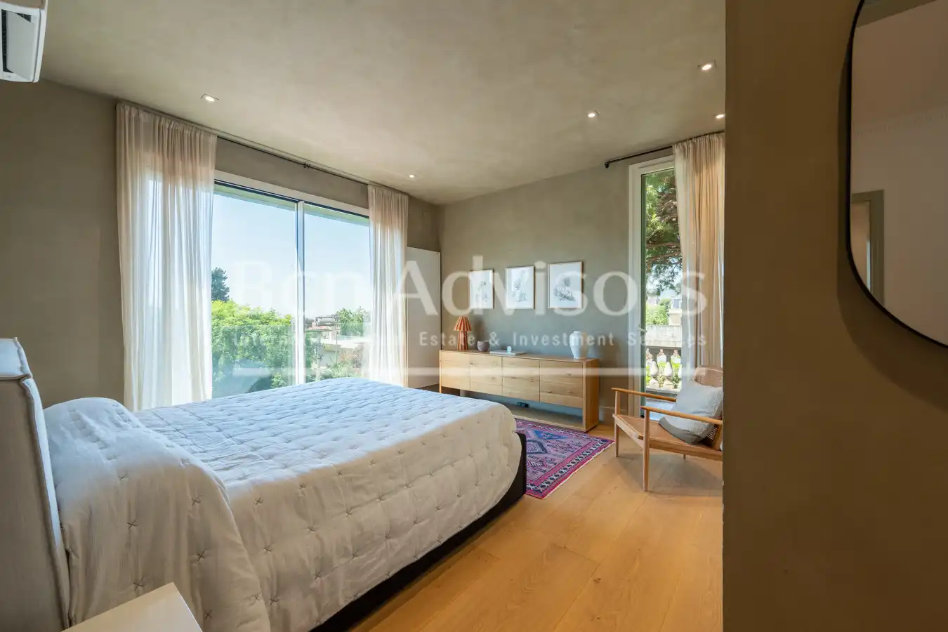 Dormitori de Casa o xalet de lloguer en Barcelona amb Aire condicionat, Calefacció i Jardí privat