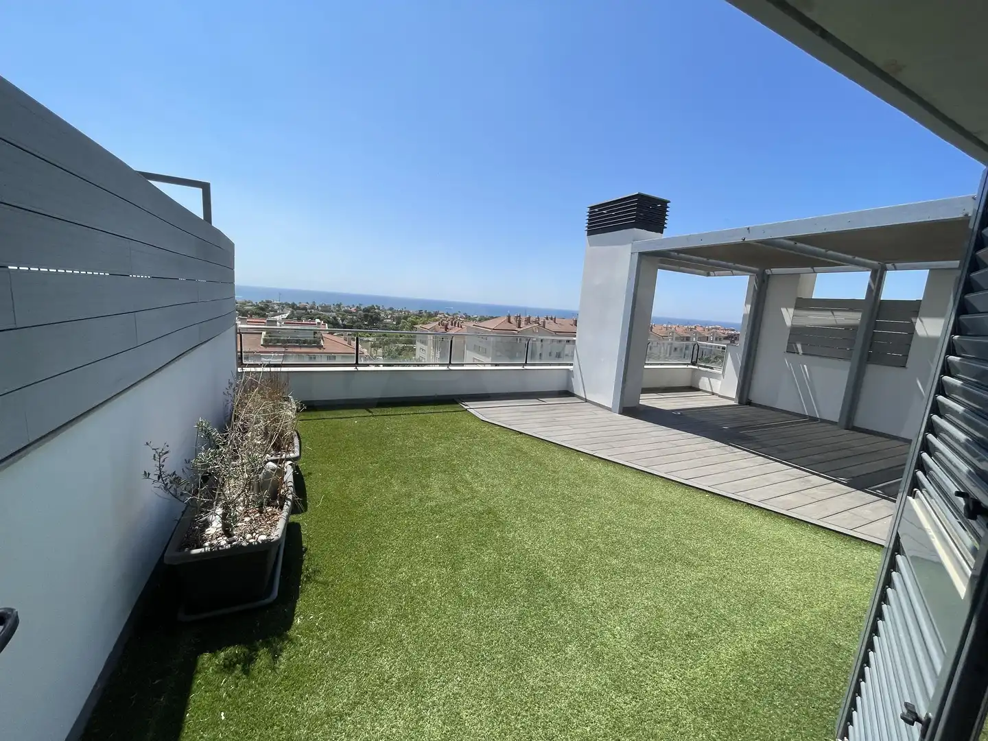 Terrassa de Pis de lloguer en Sitges amb Aire condicionat i Calefacció