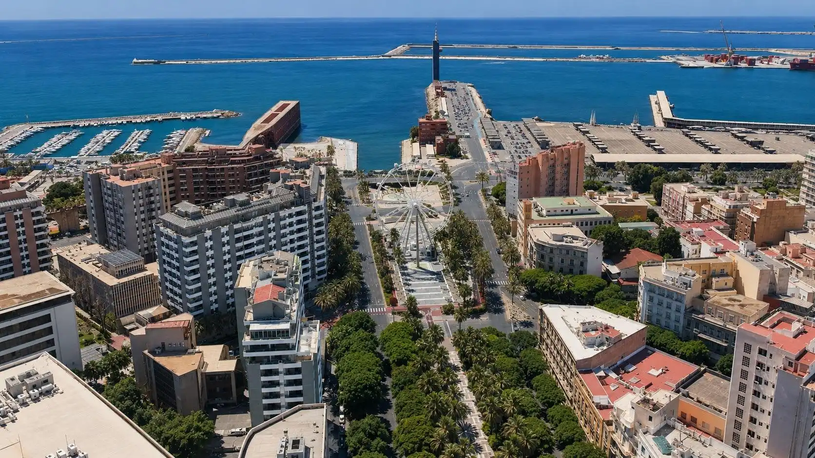 Exterior view of Flat for sale in Almería  with Air Conditioner and Heating