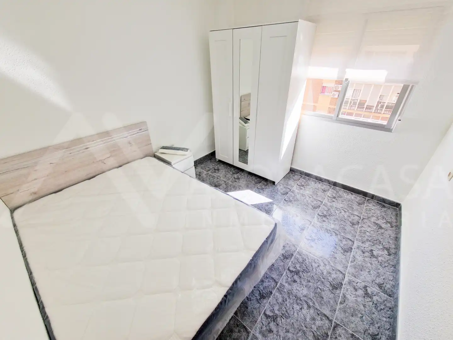 Bedroom of Flat for rent in Málaga  with Air Conditioner, Terrace and Furnished
