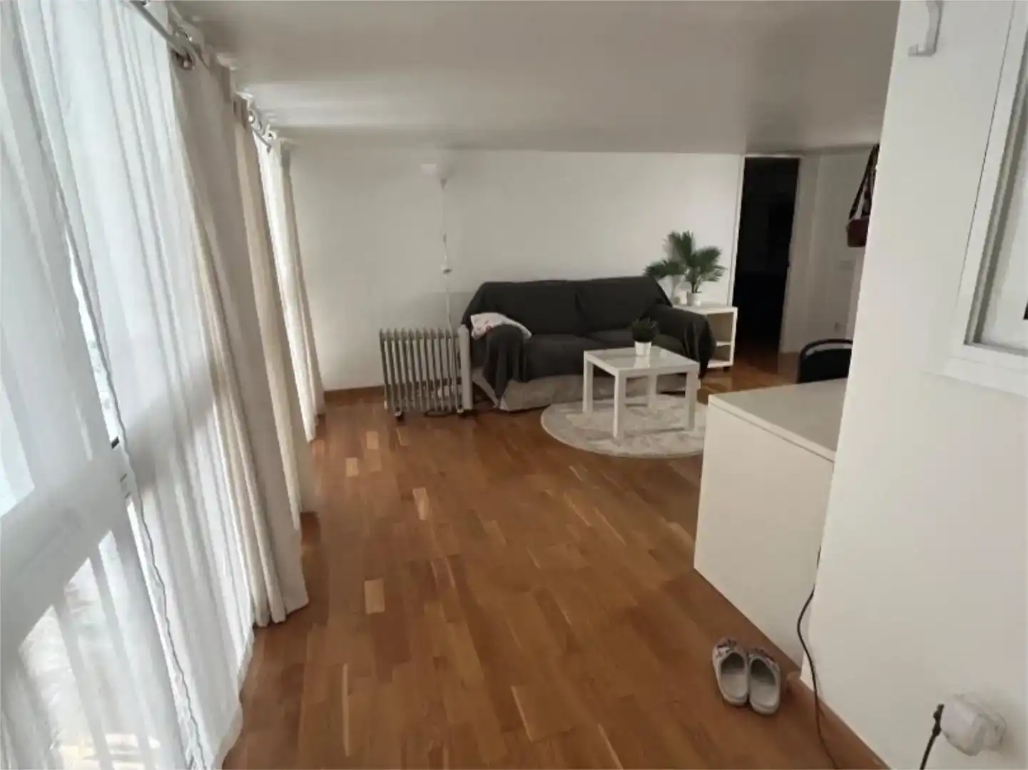 Living room of Flat for share in Horta - Guinardó