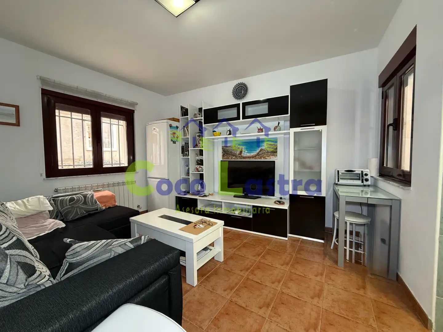 Wohnzimmer von Einfamilien-Reihenhaus zum Verkauf in Alba de Tormes mit Heizung, Ofen und Waschmaschine