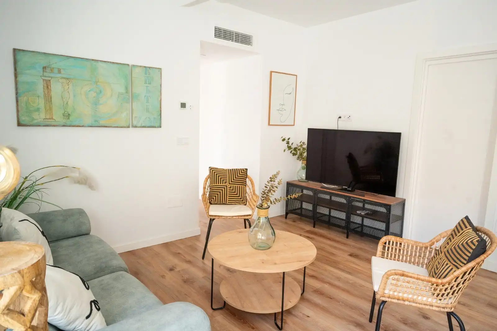 Sala d'estar de Pis en venda en Málaga amb Aire condicionat, Calefacció i Terrassa