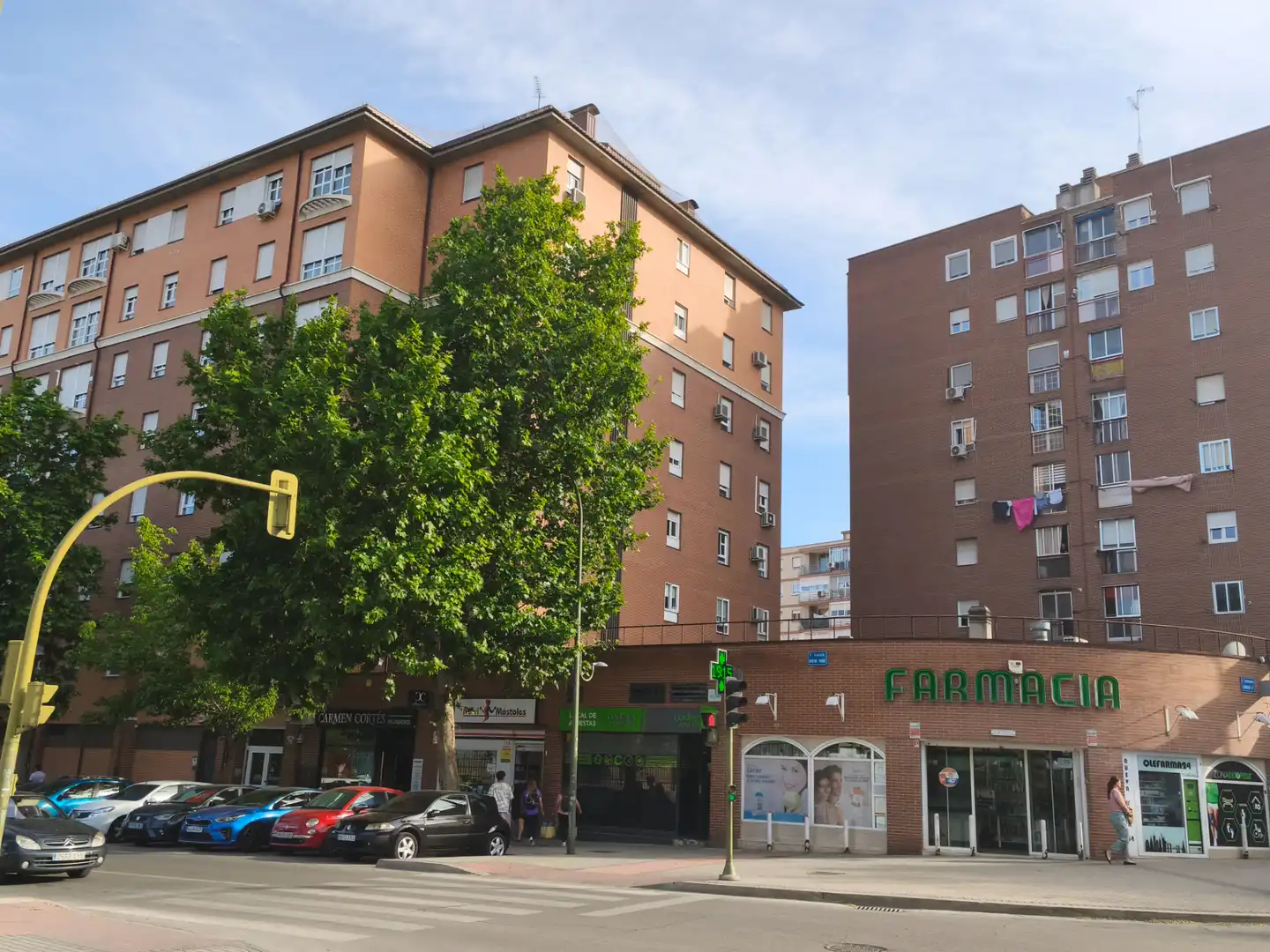 Vista exterior de Piso en venta en Móstoles con Aire acondicionado, Amueblado y Horno
