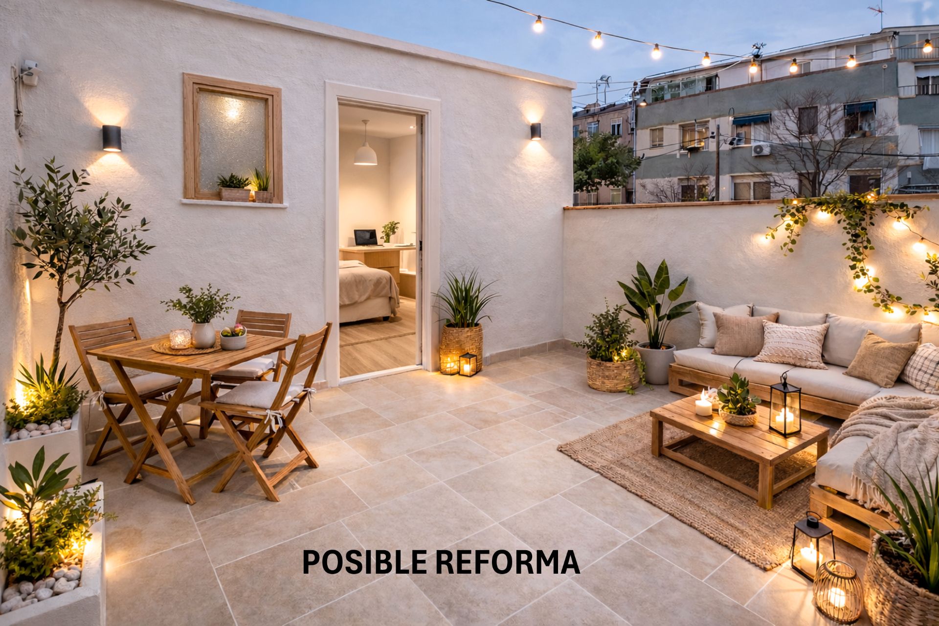 Terrassa de Casa adosada en venda en Santa Coloma de Gramenet amb Terrassa i Traster