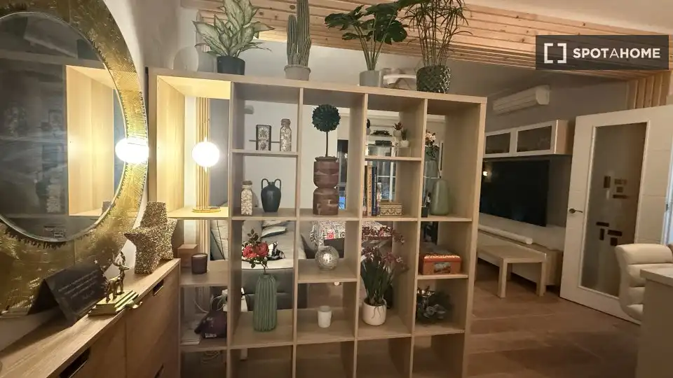 Living room of Flat for rent in Málaga  with Air Conditioner, Heating and Furnished