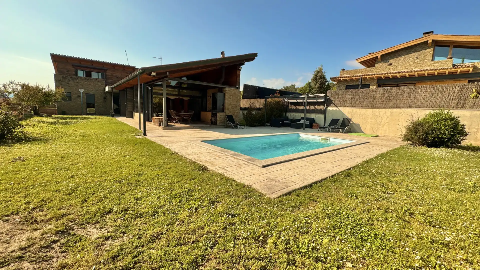 Swimming pool of Houses for sale in Sant Julià de Vilatorta  with Heating, Terrace and Storage room