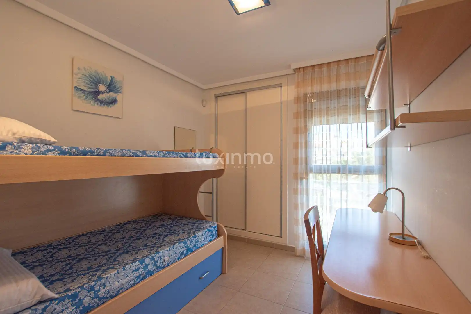 Bedroom of Flat for sale in Calpe / Calp  with Air Conditioner, Terrace and Storage room