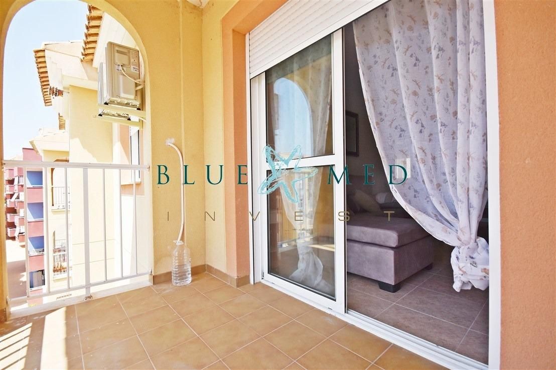 Balcony of Attic for sale in Mazarrón  with Air Conditioner, Terrace and Community pool