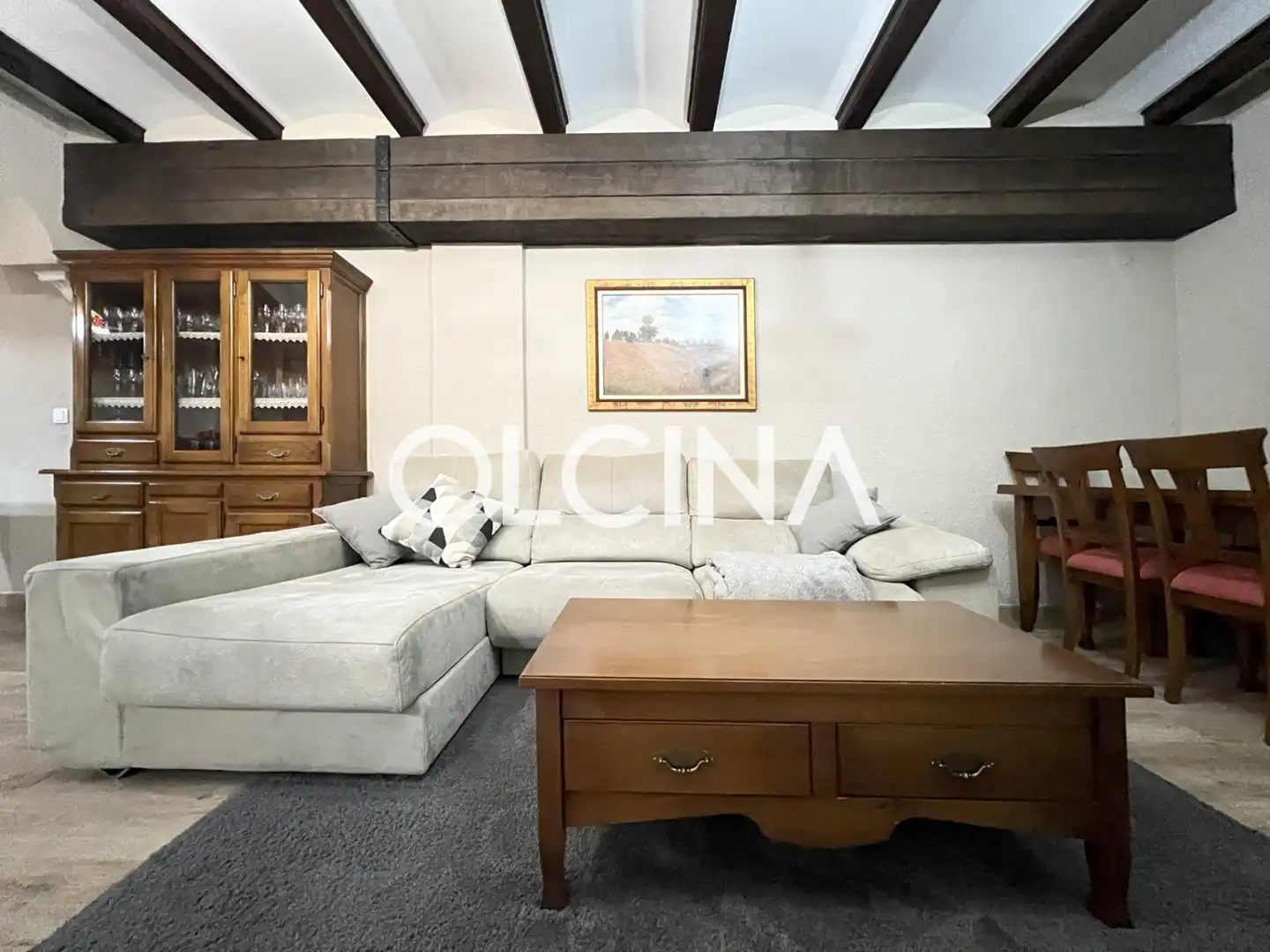 Sala de estar de Casa adosada en venta en Ibi con Aire acondicionado, Terraza y Trastero
