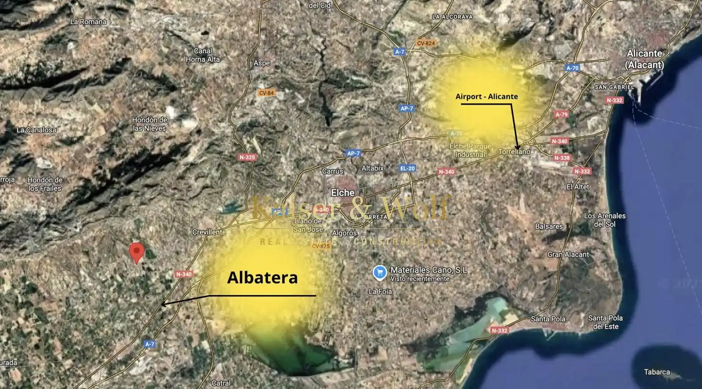 Finca rústica en venda en Albatera amb Aire condicionat, Jardí privat i Piscina
