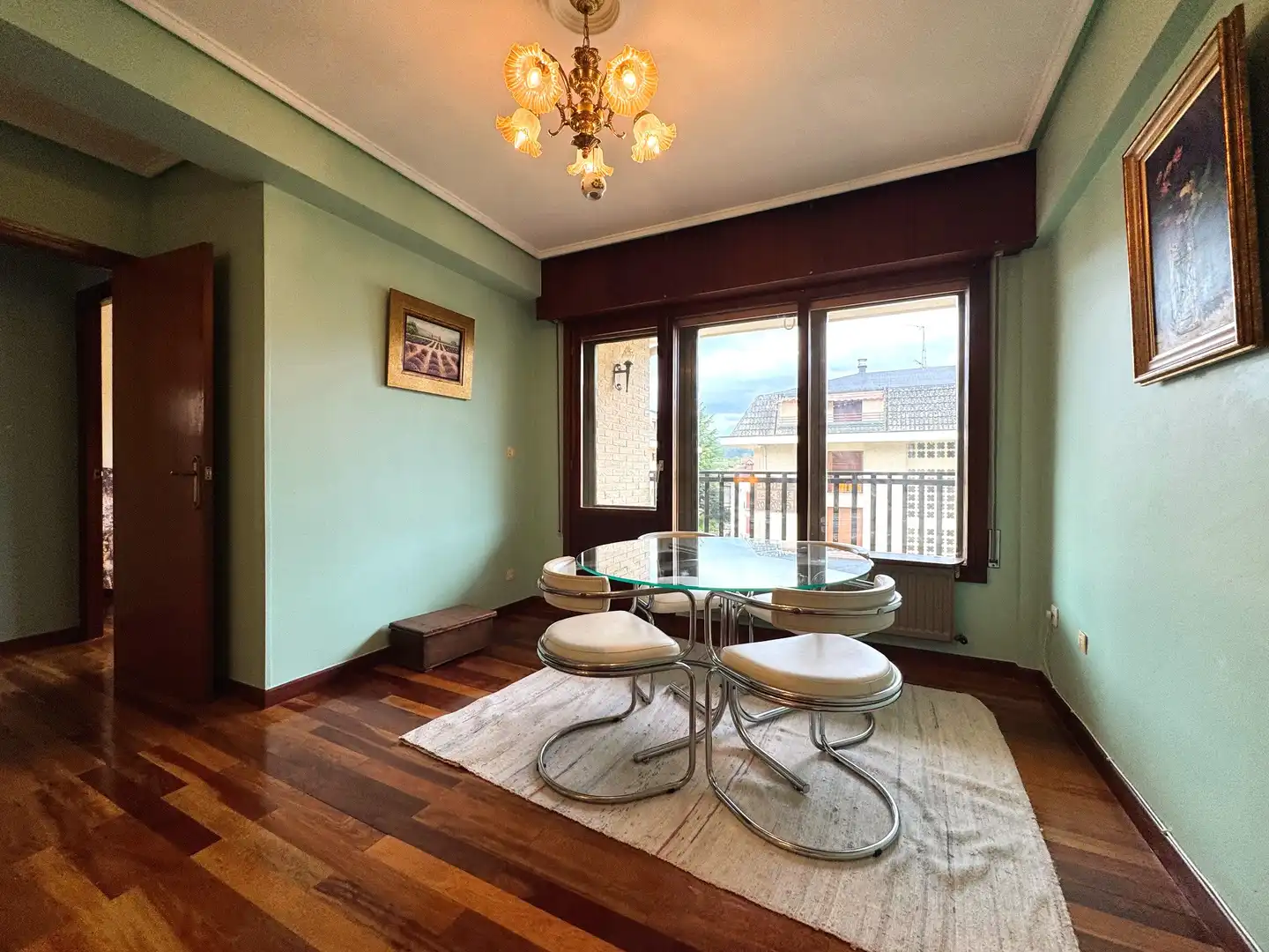 Esszimmer von Wohnung zum Verkauf in Artziniega mit Heizung, Privatgarten und Parkett