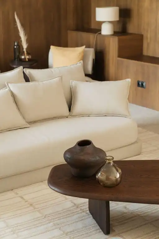 Sala de estar de Casa o chalet en venta en Benitachell / El Poble Nou de Benitatxell con Aire acondicionado, Jardín privado y Terraza