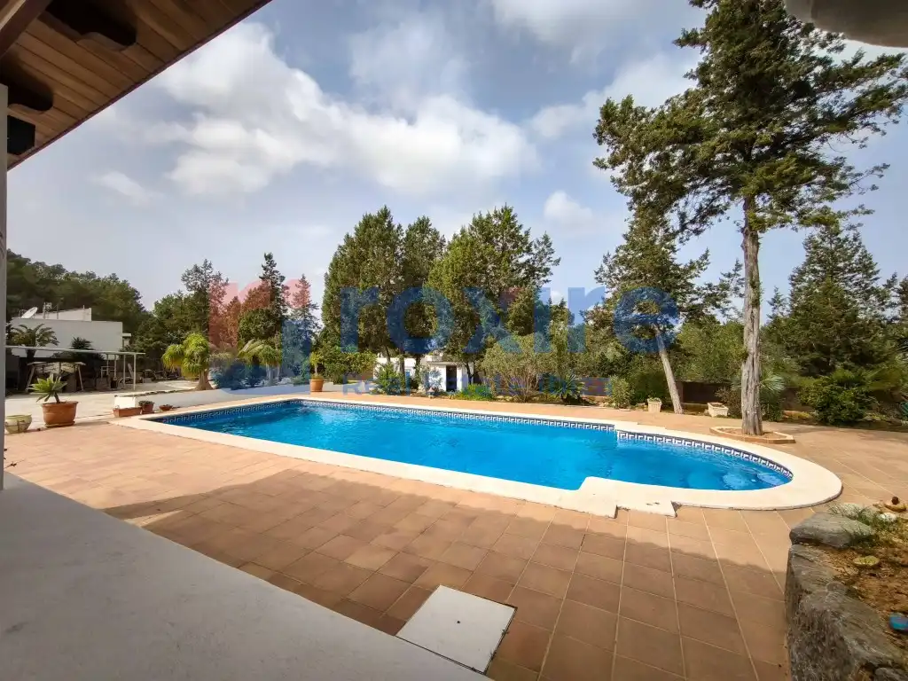 Swimming pool of Houses for rent in Sant Antoni de Portmany  with Air Conditioner, Private garden and Terrace