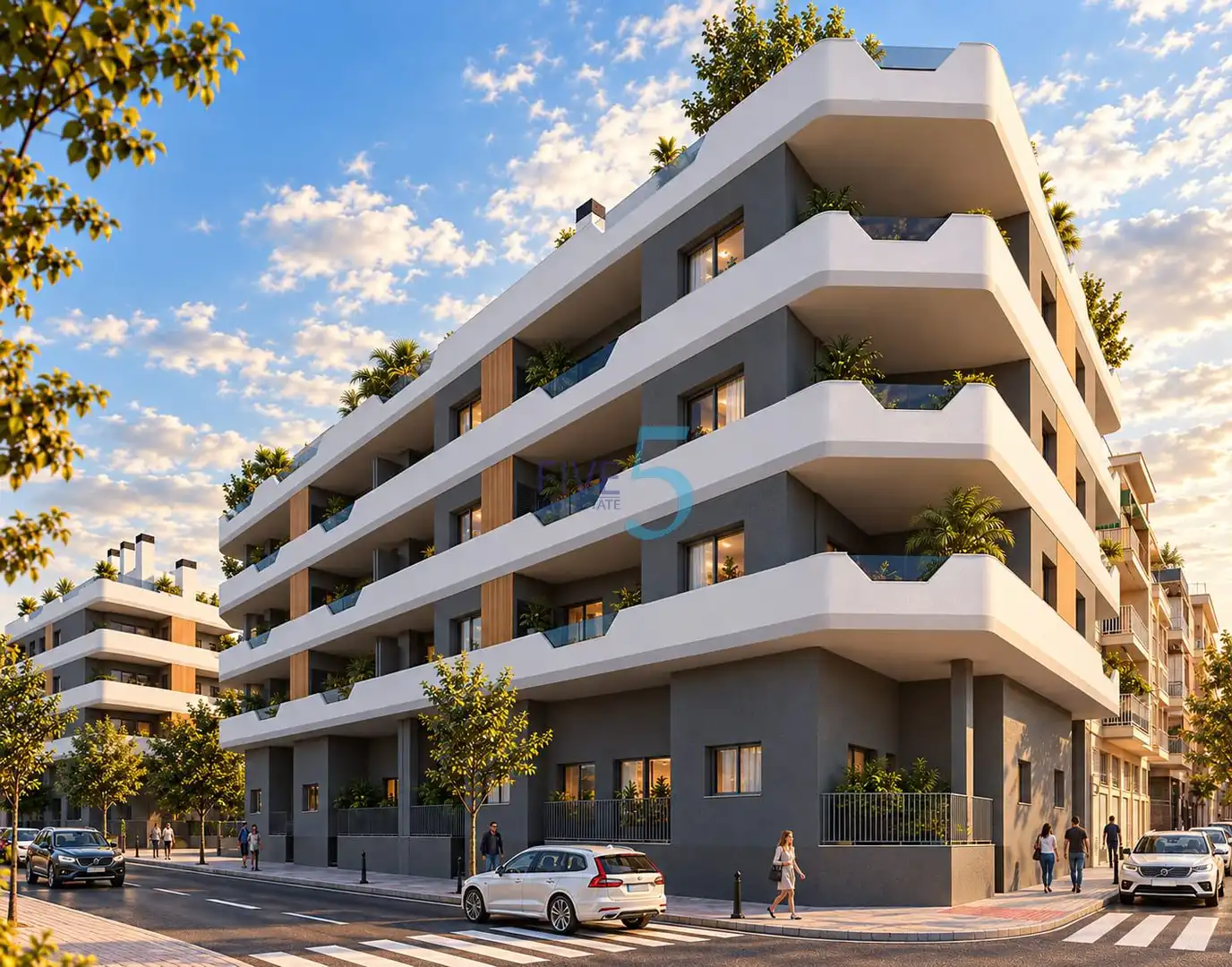 Vista exterior de Ático en venta en Santa Pola ciudad